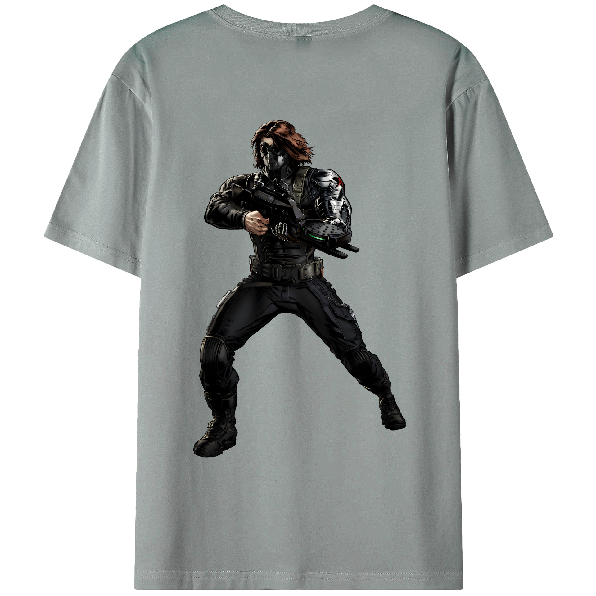 （画像用） アベンジャーズ The Avengers 綿100％ メンズ半袖Tシャツ（バックプリント） 通気性